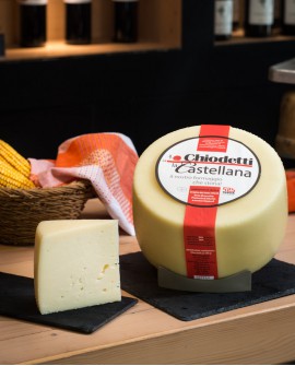 Caciottone della Castellana - formaggio con latte misto semi saporito - 3,8Kg - stagionatura 45 giorni - Formaggi Chiodetti