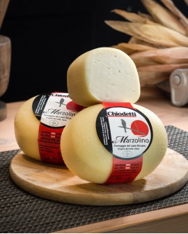 Marzolino Falerino - formaggio con latte misto dolce - 2Kg - stagionatura 14 giorni - Formaggi Chiodetti