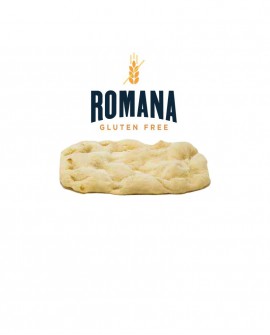 Base PINSA ROMANA SENZA GLUTINE Artigianale precotta e surgelata - dimensioni 19x30 - 250g - Romana Gluten Free