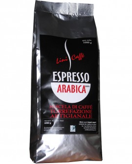 Caffè Espresso italiano in grani – 1 kg miscela 100% Arabica – Lini Caffè