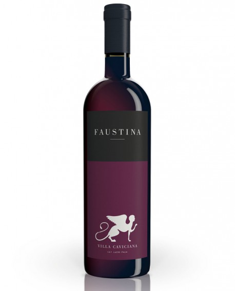 Rosso FAUSTINA - IGT Lazio Rosso - Cabernet Franc, Cabernet Sauvignon e Merlot - vino Biologico 0,75 lt -Cantina Villa C
